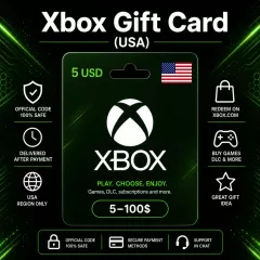 Карта пополнения Xbox США 5–100 USD — купить выгодно
