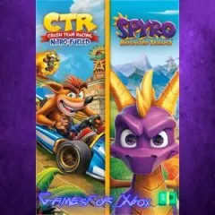 Купить активацию Crash Team Racing Nitro-Fueled + Spyro™ Game Bundle для Xbox выгодно