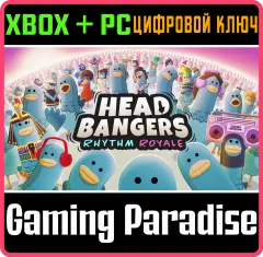 Купить ключ Headbangers: Rhythm Royale для Xbox выгодно