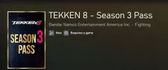 Купить ключ Tekken 8 - Season 3 Pass для Xbox выгодно