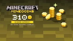 310 Minecraft Minecoins: моментальная выдача после оплаты