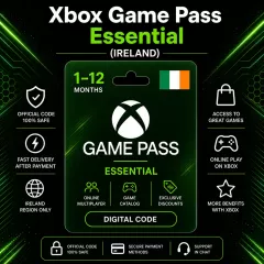 Xbox Game Pass Essential 1–12 месяцев — купить выгодно