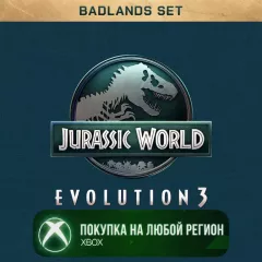 Купить активацию Jurassic World Evolution 3: Badlands Set для Xbox выгодно